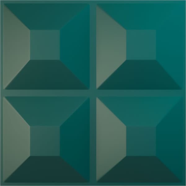 Ekena Millwork 11 7/8in. W x 11 7/8in. H Swindon EnduraWall Decorative 3D Wall Panel Covers 0.98 Sq. Ft. WP12X12SWGLN - main
